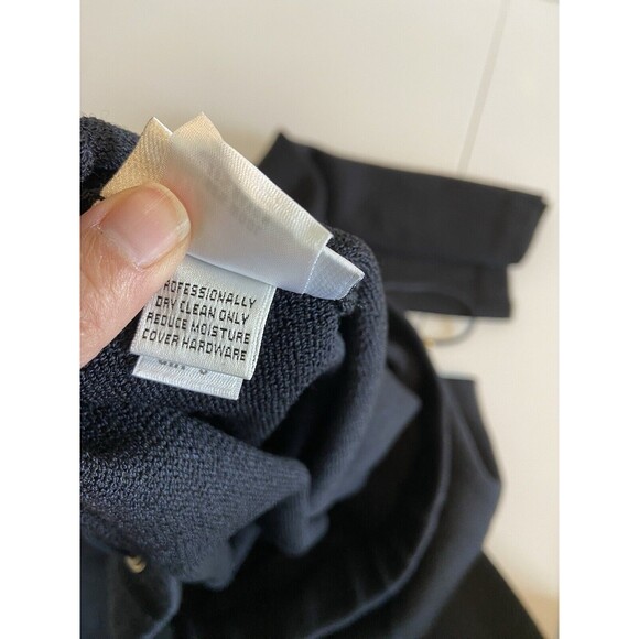 St John Sport Capri Pants Medium Santana Knit Fashion Fit Pull On drawstring - Picture 6 of 10